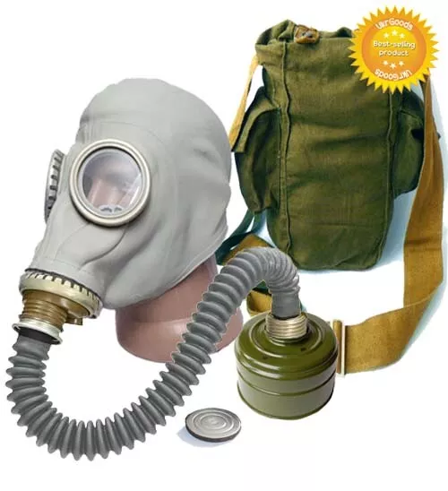 Cosplay Hose Gas mask GP-5 Gray Size-3 Large Soviet USSR Military FULL SET