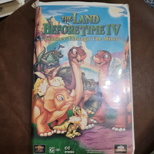 THE LAND BEFORE Time IV: Journey Through the Mists (VHS, 1996 ...