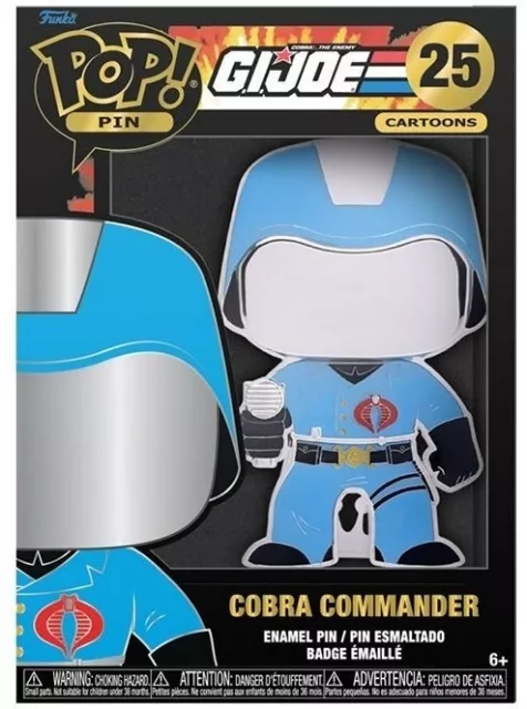 Funko Pop! GI JOE COBRA COMMANDER Pin 25