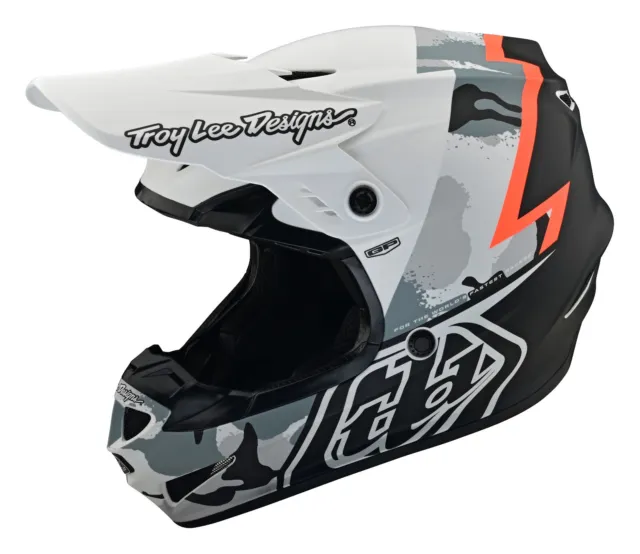 Troy Lee Designs Tld Gp Youth Helmet Volt Camo White Kids Mx New Motocross Cheap