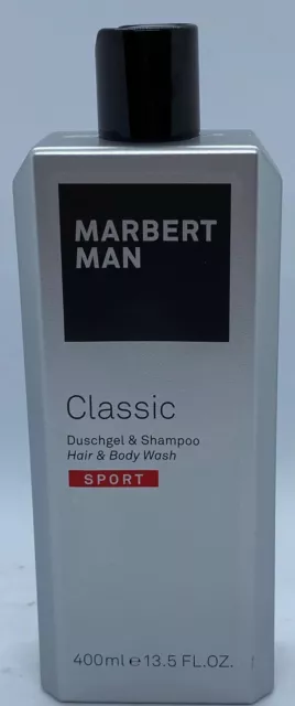 (35,73€/1L) Marbert Man Sport 400 ml  Duschgel Shower Gel Shampoo 2 in 1