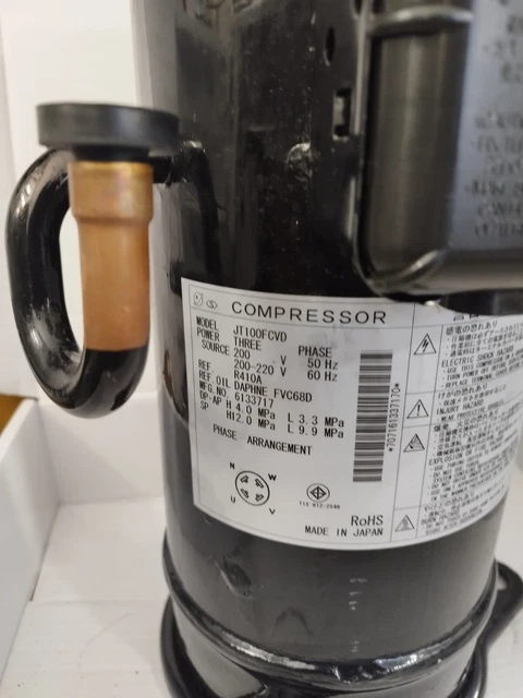 Compressor 3 Ph 60 Hz 208-230V R410A JT100FCVD