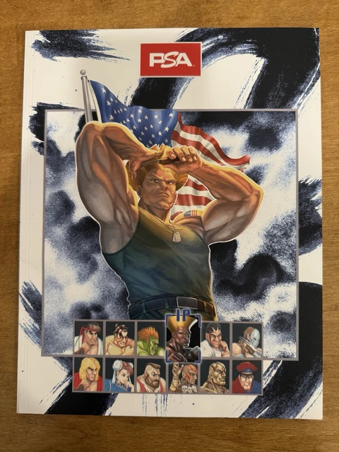 PSAマガジン STREET FIGHTER2 特典 ガイル ブルースター 30 PSA MAGAZINE GUILE Cover Street Fighter 2: Champion Edition