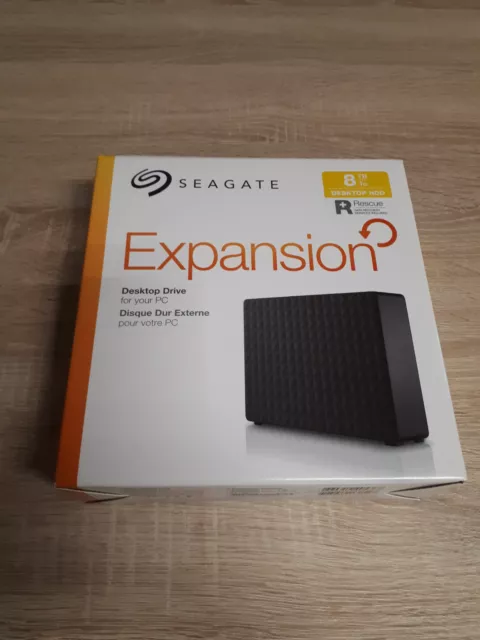 Seagate Expansion Desktop 8TB, 3.5 Zoll Externe Festplatte - Gebraucht