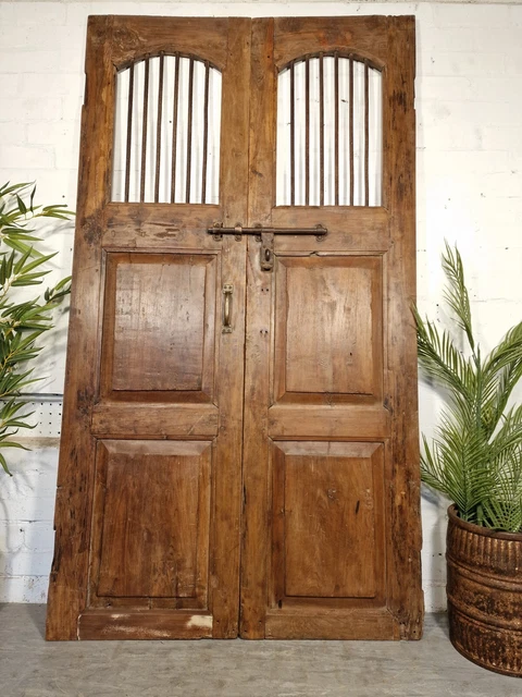Antique Vintage Traditional Reclaimed  Indian Hardwood Doors Shutters Gates