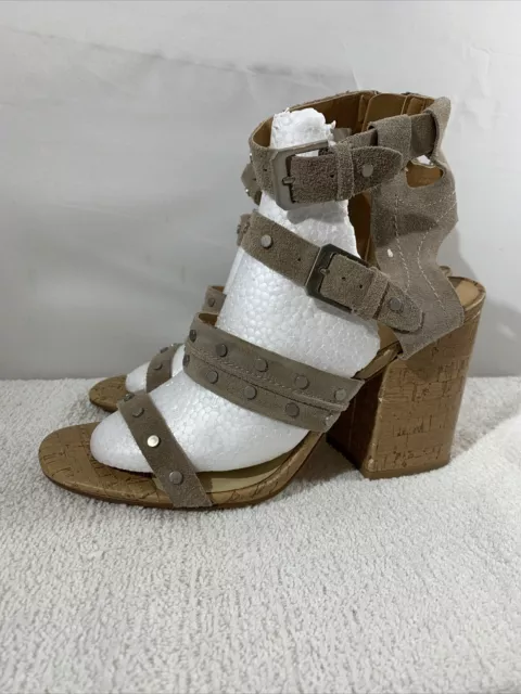 NWOT DOLCE VITA Women s Noles Strappy Round Heel Sandals Tortoise