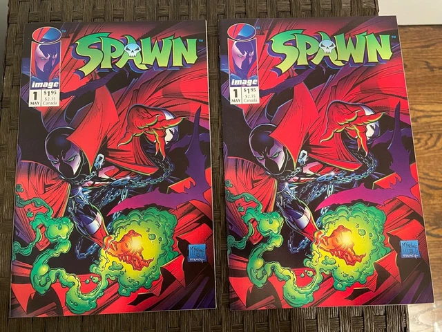 Lot of 2 Spawn #1 1st Print - VF+/NM (IMO) Very Nice Copies! Image
