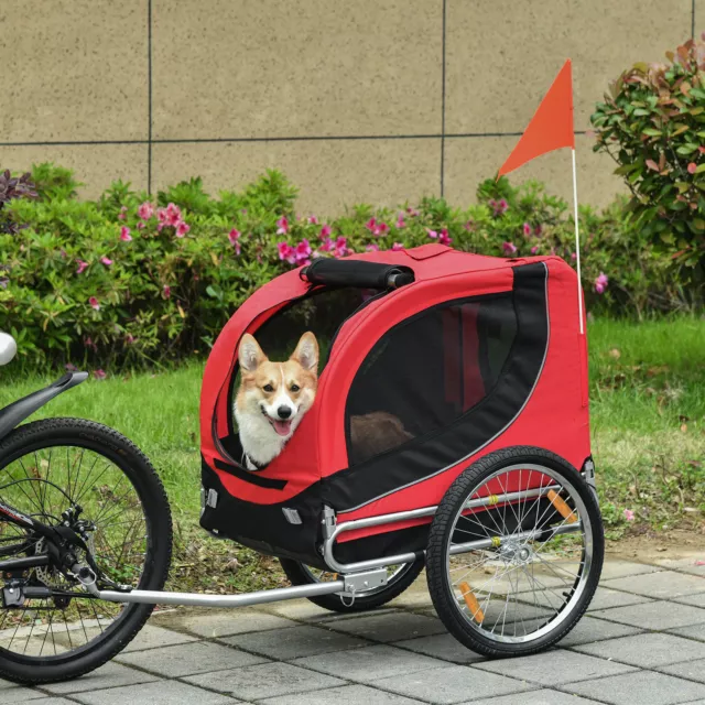 Pet Dog Bike Trailer Bicycle Stroller Jogger Folding Travel Carrier