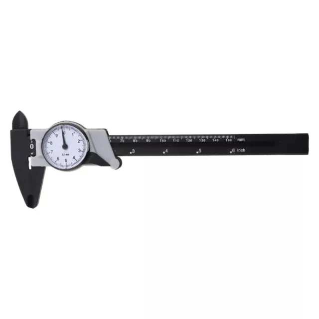 New 150mm 6inch Dial Caliper Vernier Caliper 4 Way Gauge Micrometer