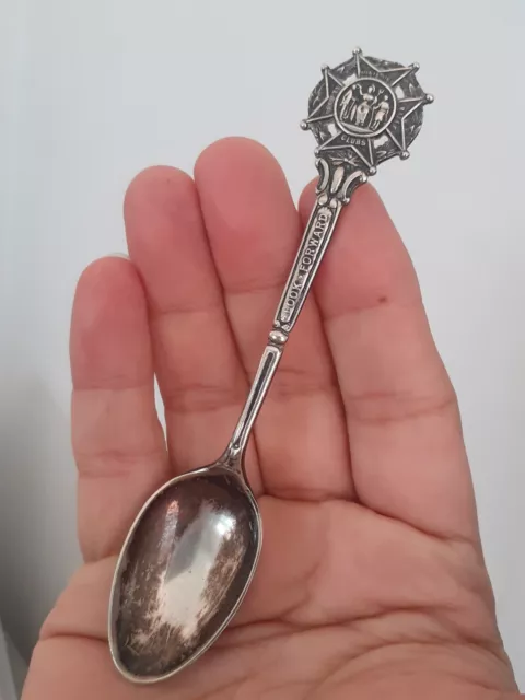 Vintage!🔥 Edwardian British Rifle Club Association Silver Plated Spoon