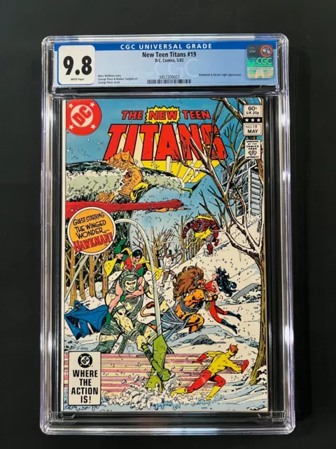 New Teen Titans #19 CGC 9.8 (1982) - Hawkman & Doctor Light app