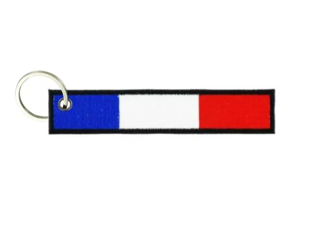 Porte-clés flamme - Patrouille de France - Depuis 1953 - Bleu foncé
