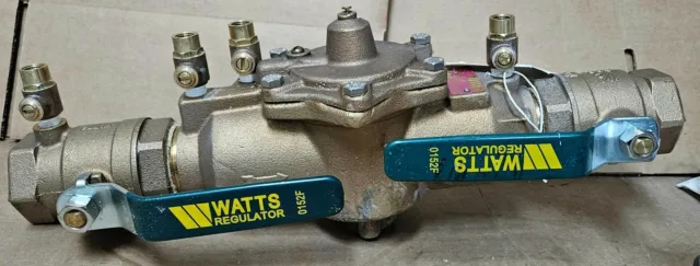 New Watts 009M2-Qt 1-1/2" Bronze Reduced Pressure Zone Backflow Assy. !  N