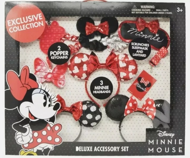 Disney Disneyland Exclusive Collection Minnie Mouse Deluxe Travel Accessory Set