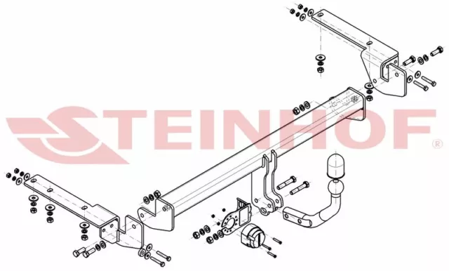 Attelage rigide fixe pour Peugeot 308 4B_ I CC, Cabrio Cabriolet 03.2009-03.2015 3