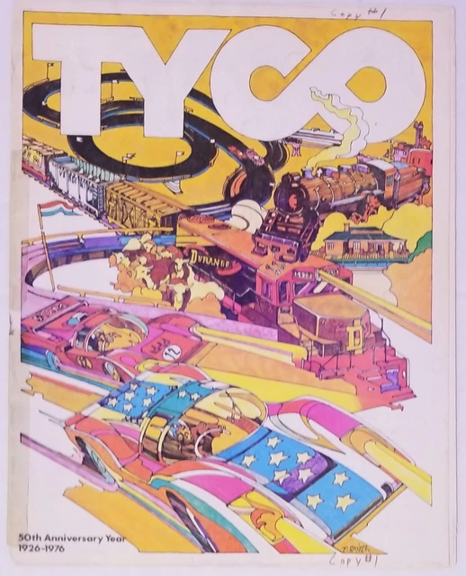 VINTAGE TYCO 50TH Anniversary Catalog 19261976 HO Scale Slot Car Guide