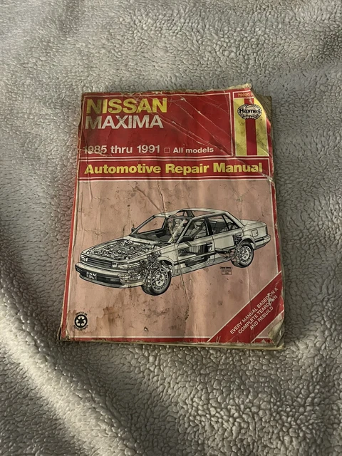 Haynes Nissan Maxima Repair Manual 1985-1991