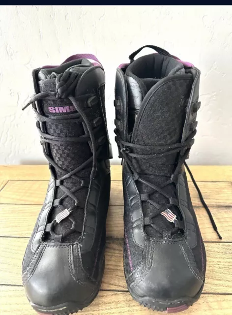 Sims Omen Women’s Snowboard Boots Size 10