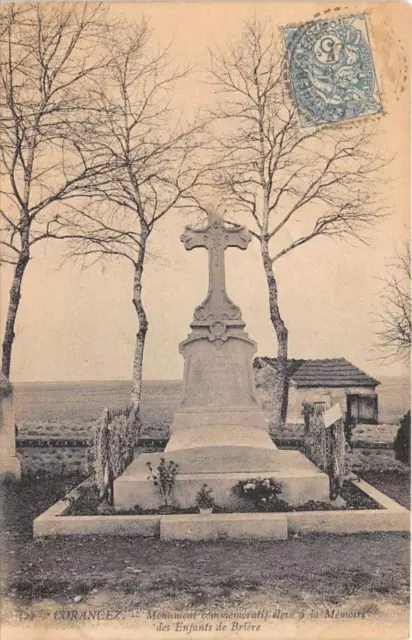 Cpa 28 Corancez Monument Commemoratif