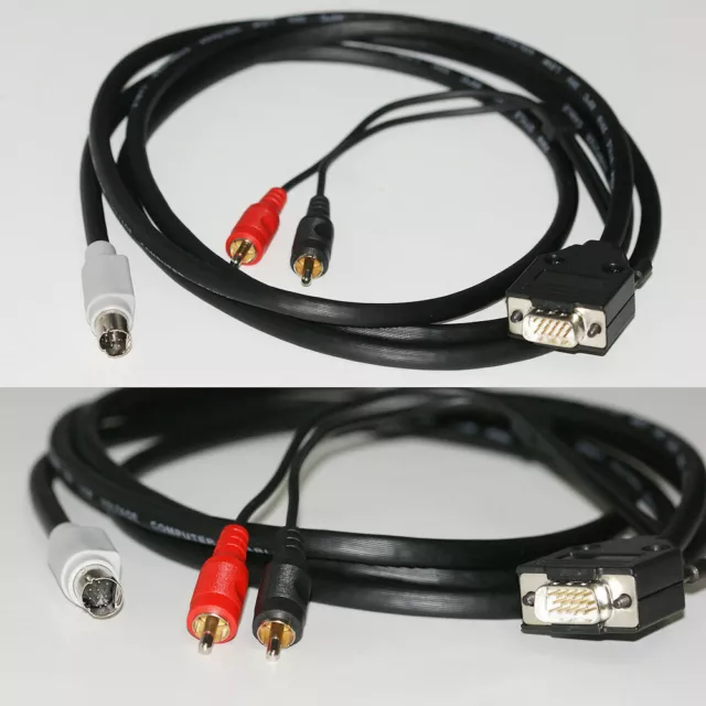 Analogico Dac A Sega 32X Cavo / Cavo, 9 Pin Mini din Maschio VGA (15-pin)