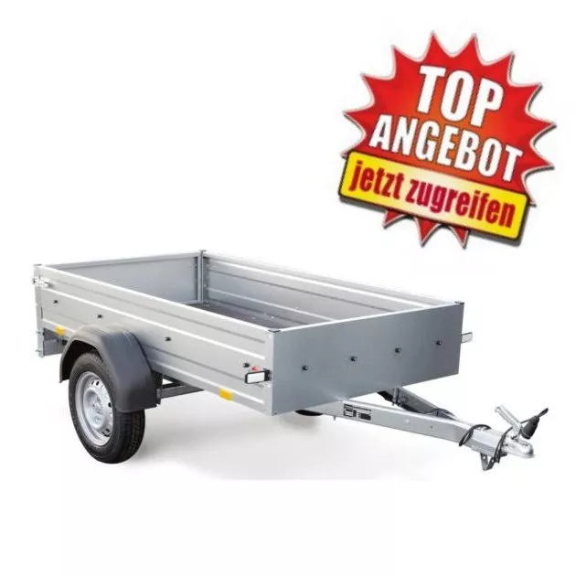STEMA pkw  Anhänger OPTI 750 Kg 33cm hohe Bordwände 13Zoll 100KM/H Freigabe Neu