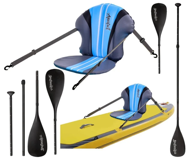 Kayak Siège Set pour Stand Up Paddleboard Incl. Sup / Kayak Pagaie 4-teilig