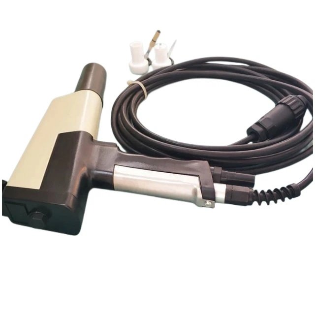 sell well HV cascade PG1 Electrostatic powder coating spray gun with nozzle New