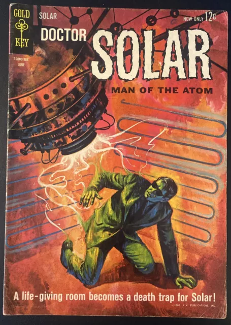 Doctor Solar Man Of The Atom #4 Gold Key Comic Book George Wilson 1963