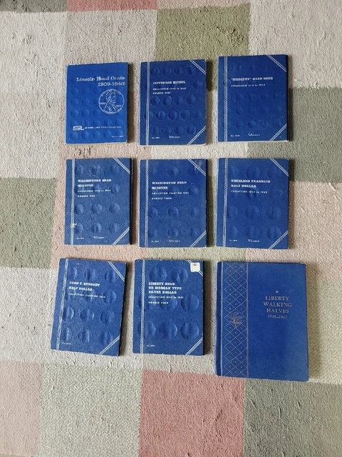 Vintage Whitman  COIN HOLDER, FOLDER,COIN BOOKS