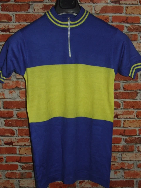 MAGLIA BICI SHIRT CICLISMO EROICA VINTAGE 70'S LA