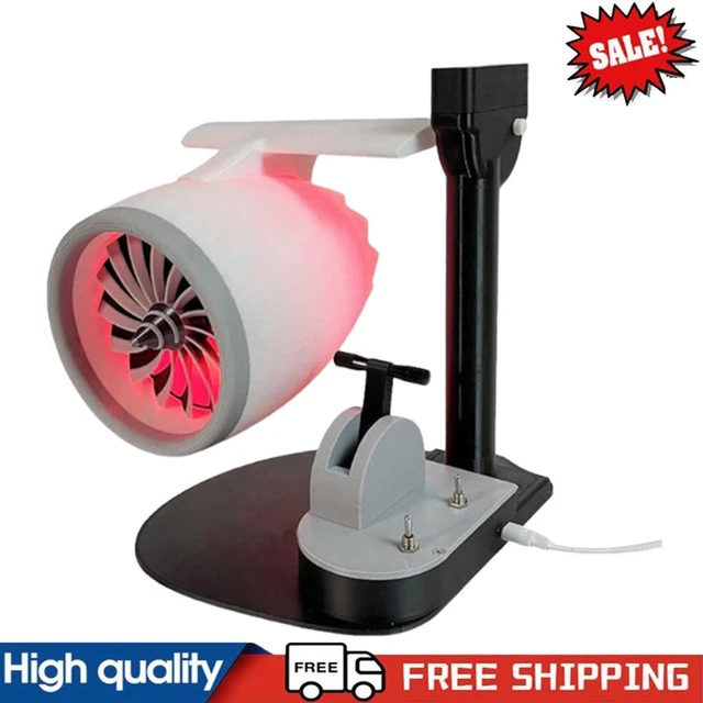 USB JET FAN Desktop Turbofan Jet Engine Fan with Humidifier and Tail ...
