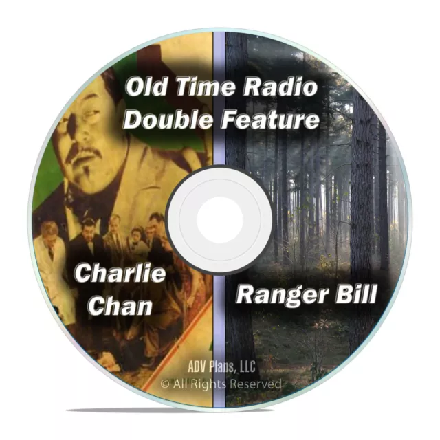 Ranger Bill, Charlie Chan, 365 ALL EXISTING SHOWS Old Time Radio OTR, DVD CD F65