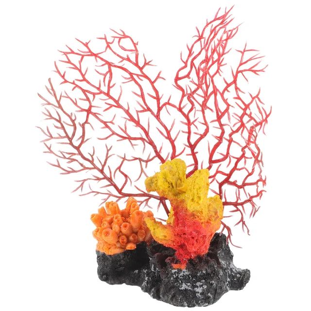 Décor De Corail D'aquarium Fausse Statue Table Chambre À Coucher Accessoires