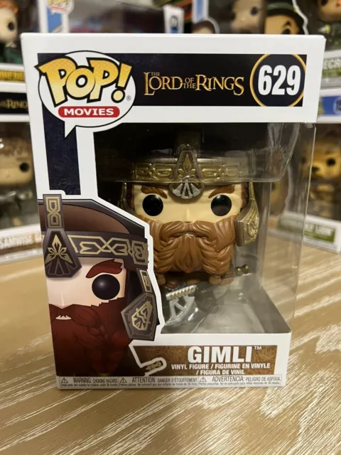 Funko Pop! Movies The Lord of the Rings Gimli #629 w/ Protector