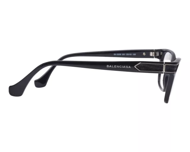 Balenciaga BA 5006 001 Black Womens Plastic Eyeglasses Frame 53-16-135 BAL5006 3