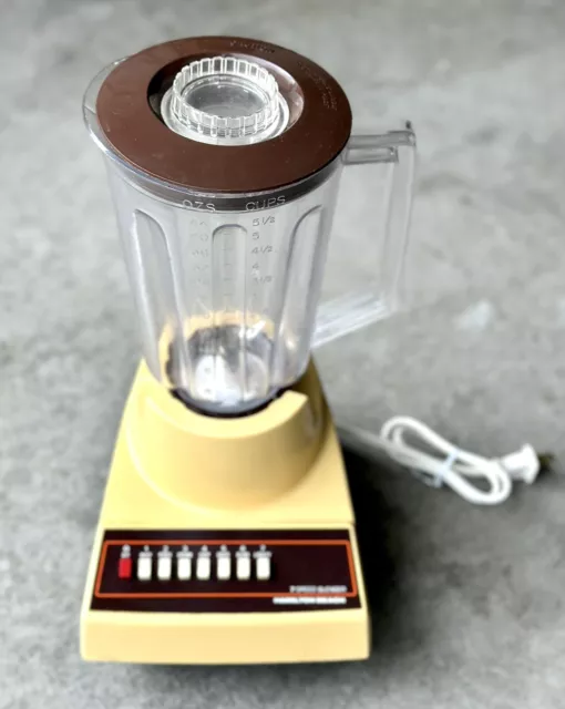 Vintage Hamilton Beach 7 Speed Scovill Model 600-2 Blender Tested & Working