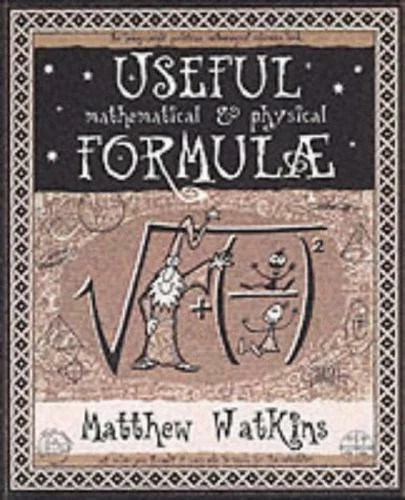 Utile de Math & Physique Formulae (Wooden Books Cadeau Livre ) Par M