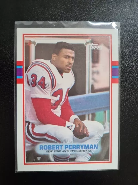 1989 TOPPS, PATRIOTS, Robert Perryman, #195