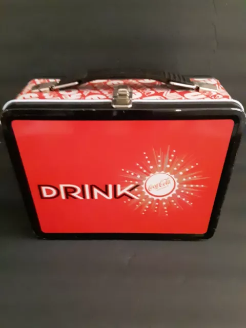 Coca-Cola Metal Lunch box with Coke thermos (E2)