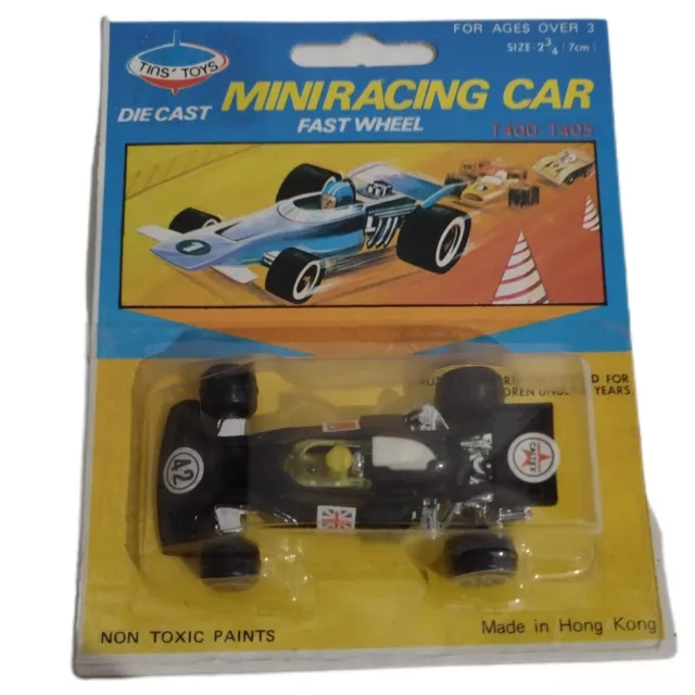 Tins Toys Vintage No.42 BRM P201 Die Cast Racing Car F1 7cm Still Sealed