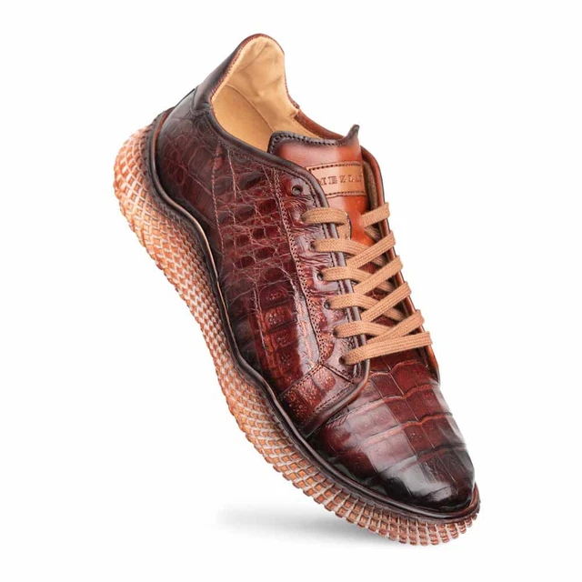 MEZLAN UOMO ORIGINALE Coccodrillo Sport Super Sneaker EUR 660 11