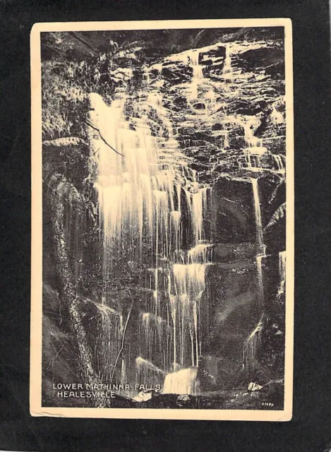 B0056 Australia V Lower Mathinna Falls Healesville vintage postcard