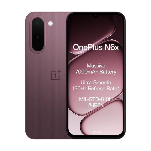 ONEPLUS N6X ( 128GB+4GB RAM Red ) MediaTek Dimensity 6360 Global