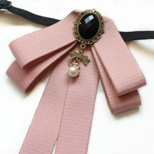 NŒUD PAPILLON PRÉ-NOUÉ Noir Strass - Satin - Avec Clip - Pour Mariage Ou Costume - NEUF Avec étiquette