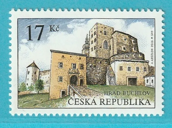 Tschechische Republik aus 2016 ** postfrisch MiNr. 879 Burg Buchlov