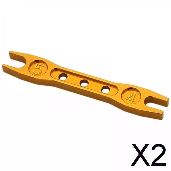 2X Mini-Maulschlüsselschlüssel 1:12 1/12 Tragbar 4mm 5mm Für 124016 124019
