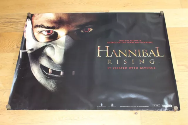 Hannibal Rising UK Horror Quad Poster - Cert 18 - TBC - good condition