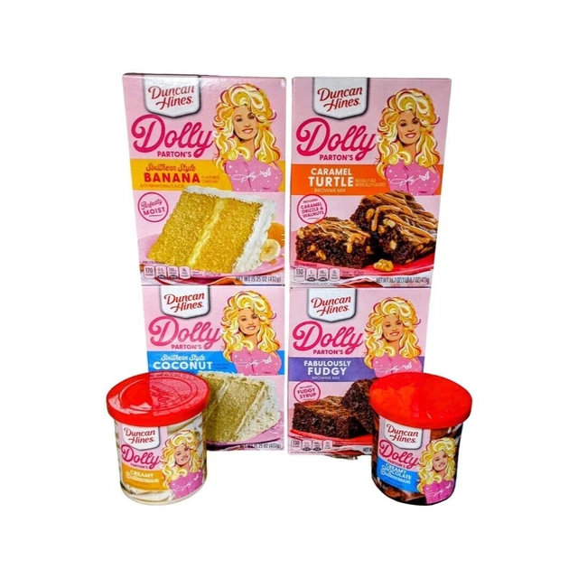 DOLLY PARTON LIMITED Edition Duncan Hines Baking Collection Set Cake