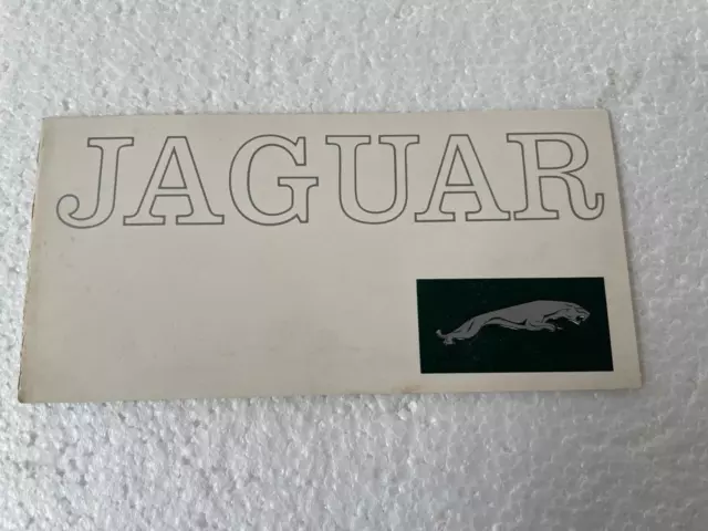 Rare Brand New Original Jaguar Xk-E E-Type Mk X Sedan Mini Sales Brochure Nos