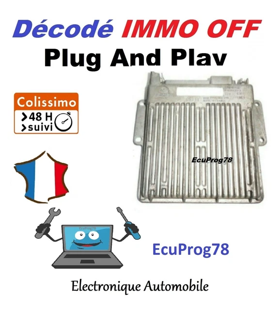 Calculateur Immo Off Débloqué Renault Safir ,35 Pins, 7700104481 - Foto 4